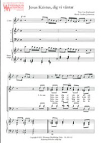 Jesus Kristus, dig vi väntar SATB