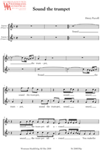 Sound the trumpet - körpartitur