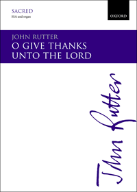 O give thanks unto the Lord