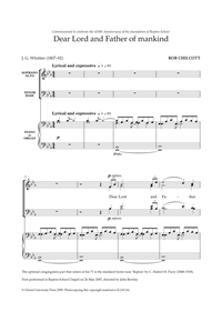 Dear Lord and Father of mankind