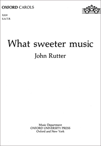What sweeter music