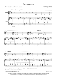 Lux aeterna (solo/high)