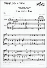 Thy perfect love