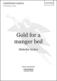 Gold for a manger bed