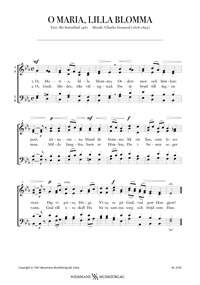 O, Maria lilla blomma - SATB