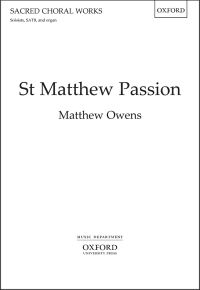 St Matthew Passion St Matthew Passion