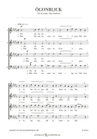 Ögonblick - SATB